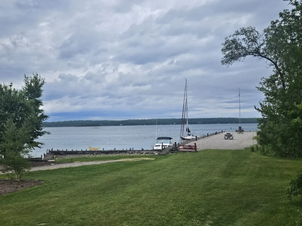 boats at a dock